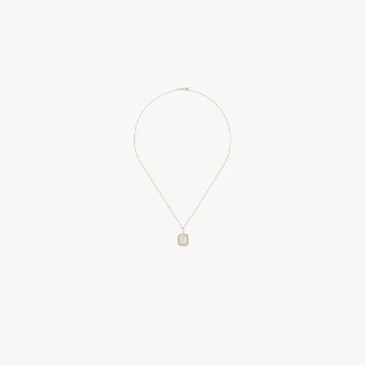 Mateo 14k Yellow Gold A Initial Diamond Necklace