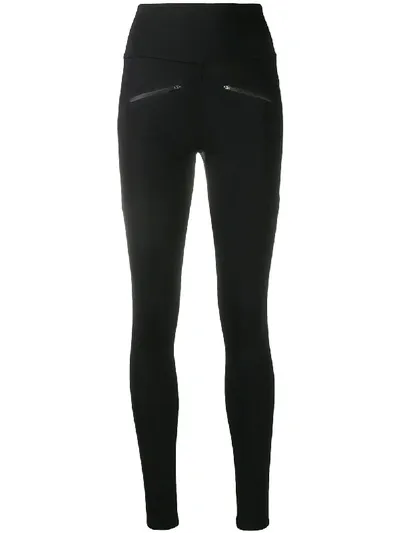 John Richmond Xenia Printed Logo Leggings In Black