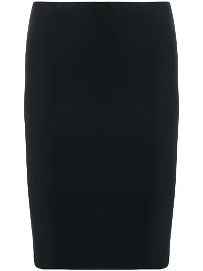 Murmur Base High-rise Pencil Skirt In Black