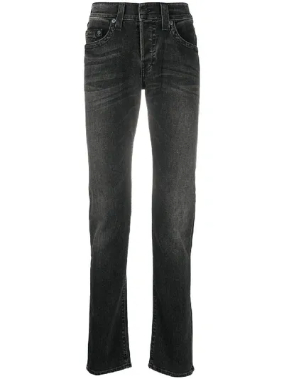 True Religion Straight-leg Jeans In Black