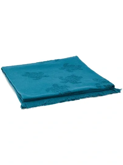 Vilebrequin Cotton Jacquard Fouta Towel In Blue