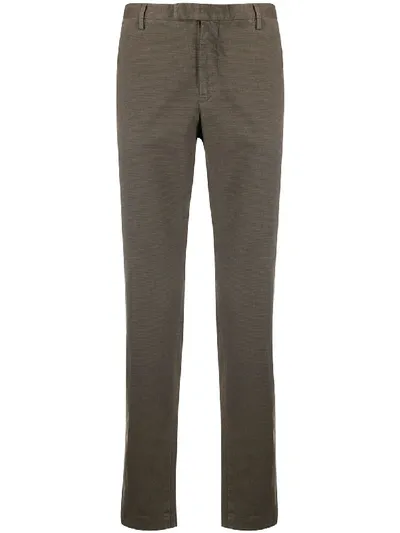 Pt01 Straight-leg Trousers In Brown