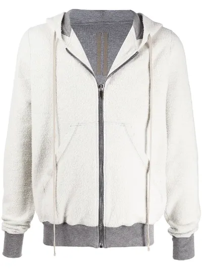 Rick Owens Drkshdw Zipped-up Jacket In Grey