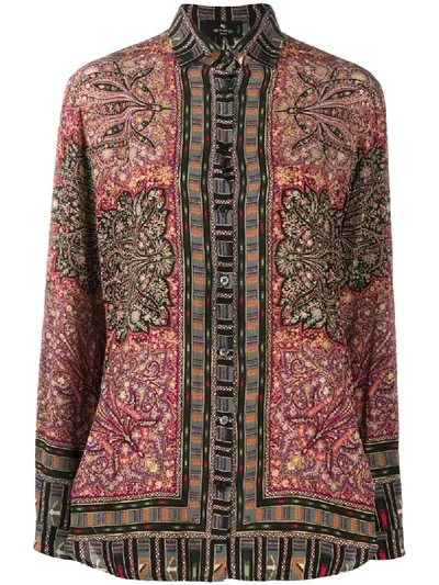 Etro Paisley-print Shirt In Pink