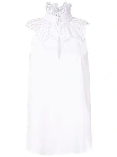 Reinaldo Lourenço Laise Embroidery Blouse In White