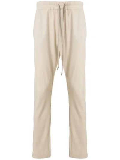 Rick Owens Drkshdw Loose Drawstring Trousers In Neutrals