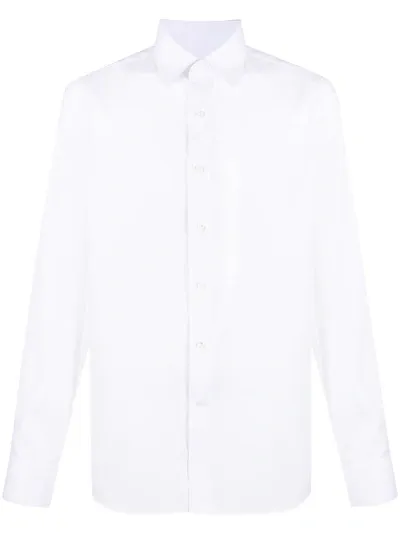 Canali Long Sleeve Shirt In White