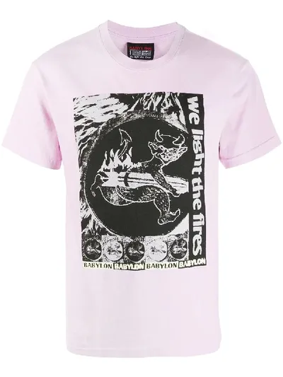 Babylon La Firestarter Logo T-shirt In Pink