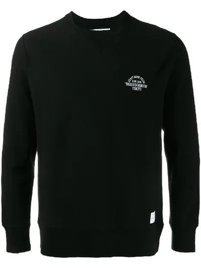 Neighborhood Sweatshirt Mit Logo-print In Black