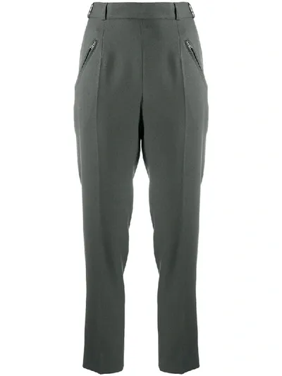 Maison Margiela Cropped Trousers In Green