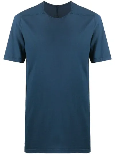 Rick Owens Drkshdw Tonal Stitching T-shirt In Blue