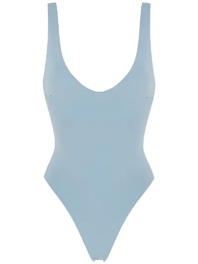 Haight Open Back Swimsuit In Blue