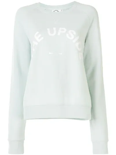 The Upside Bondi Logo Print Sweatshirt In Green