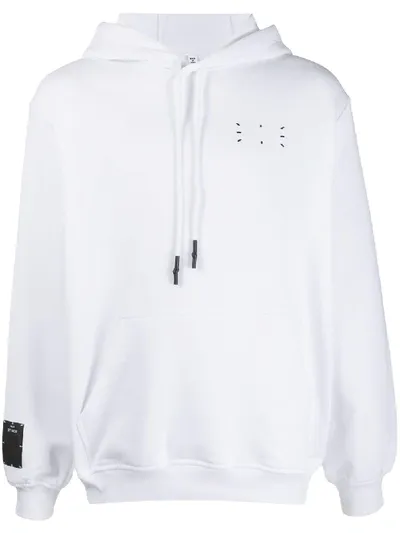 Mcq By Alexander Mcqueen Kapuzenpullover Mit Nähte-print In White