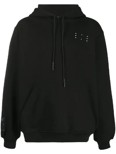 Mcq By Alexander Mcqueen Drawstring Hooded Sweatshirt In Black