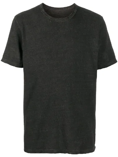 Uma Wang Crew Neck T-shirt In Black