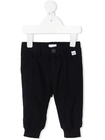 Il Gufo Babies' Elasticated Trousers In Blue