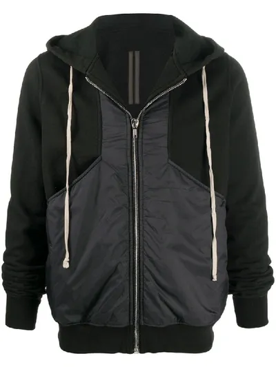 Rick Owens Drkshdw Sportjacke Mit Kontrasteinsätzen In Black