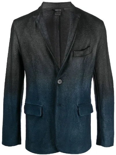 Avant Toi Ombre Blazer Jacket In Grey