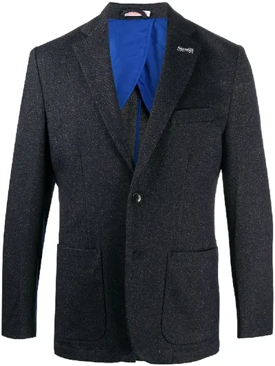 Sun 68 Single-breasted Blazer In Blue