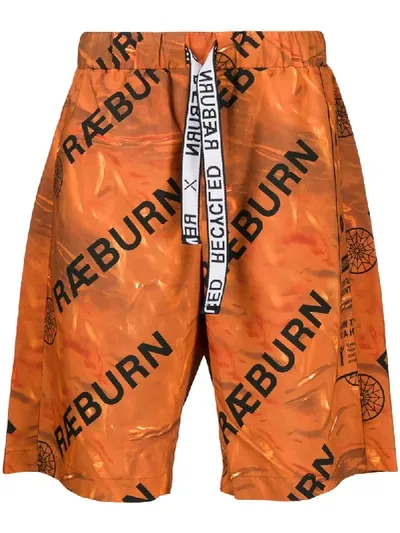 Raeburn "sportshorts Mit ""solar""-print" In Orange