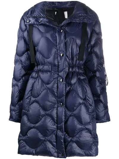 Dorothee Schumacher Hightech Quilted Puffer Coat In Blue