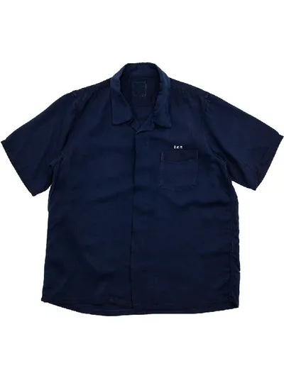 Visvim Free Edge Shirt In Blue