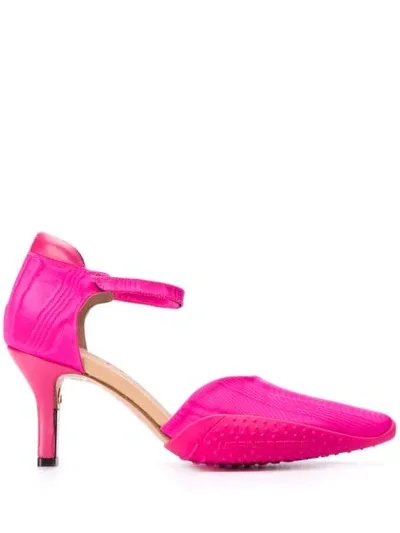 Marine Serre Pointed-toe 50mm Pumps In 7 Fuchsia