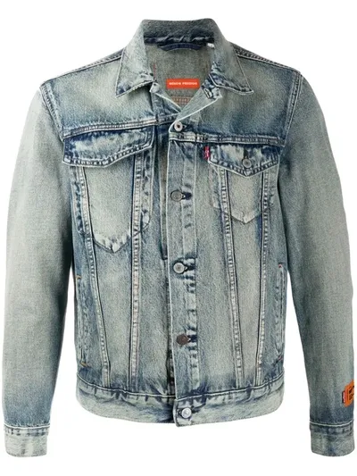 Heron Preston Classic Denim Jacket In Blue