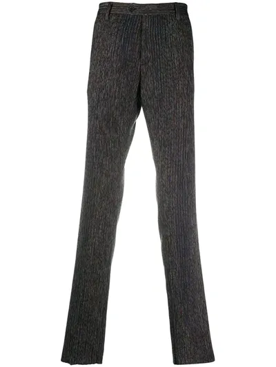 Missoni Wool Knit Tailored Trousers In Black