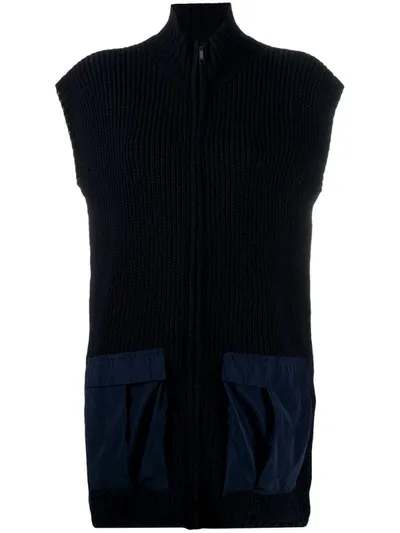 Baum Und Pferdgarten Sleeveless Knit Jumper In Blue