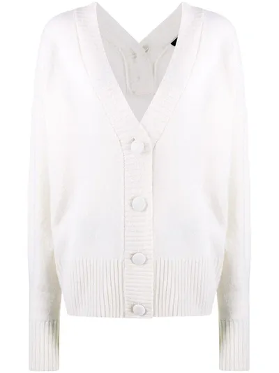 Federica Tosi Button-detail Cardigan In White