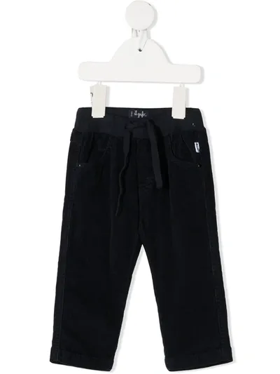 Il Gufo Babies' Loose-fit Cotton Trousers In Blue