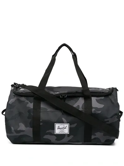 Herschel Supply Co Camouflage Print Duffle Bag In Black