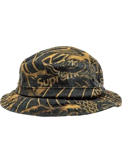 Supreme 'waves Crusher' Fischerhut In Black