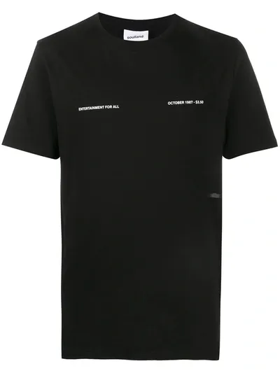 Soulland October T-shirt In Black