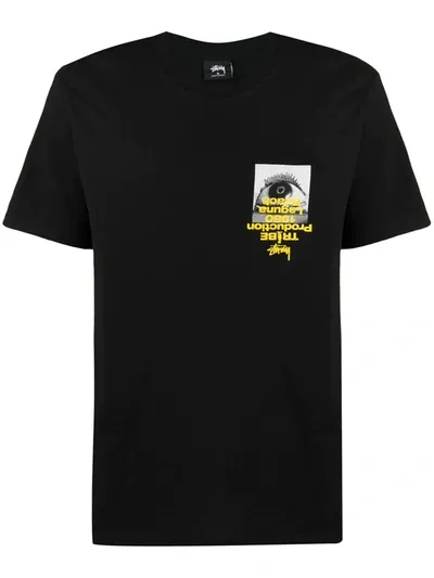 Stussy Tribe Production T-shirt In Black