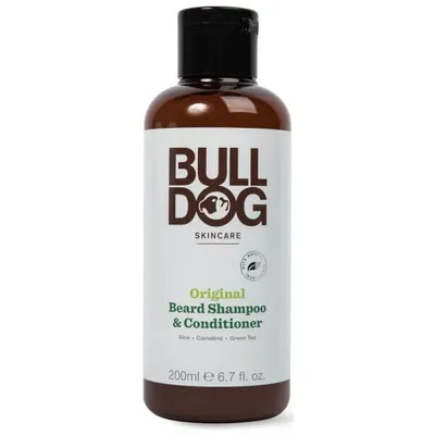 Bulldog Skincare For Men Bulldog Original 2-in-1 Beard Shampoo And Conditioner 200ml