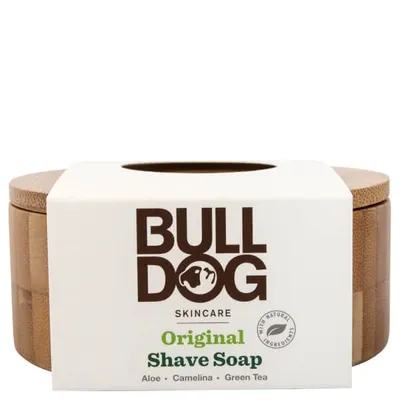 Bulldog Skincare For Men Bulldog Original Shave Soap And Bamboo Bowl 100g