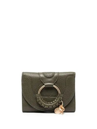 See By Chloé Hana Compact Wallet In Green