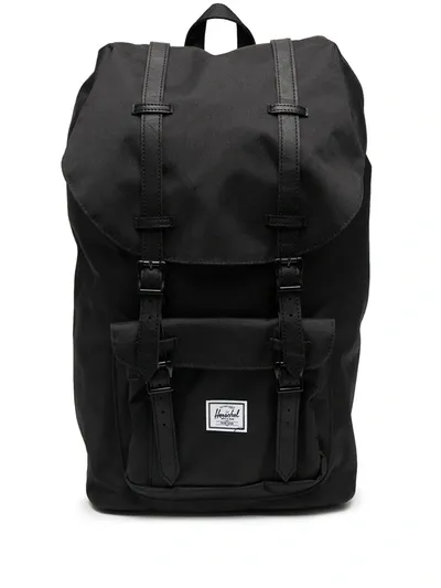 Herschel Supply Co Double Buckle Backpack In Black