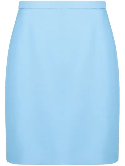 Gucci Mini Skirt In Blue