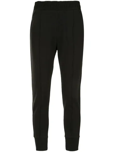 Thom Krom Tapered Track Trousers In Black