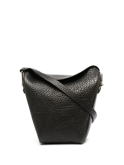 Lemaire Folded Small Shoulder Bag In Black