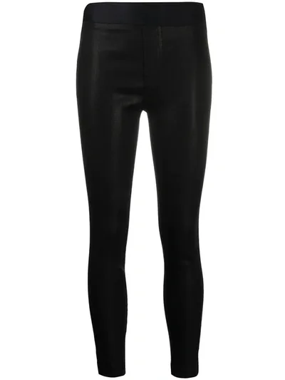 J Brand Dellah Black Stretch-denim Leggings