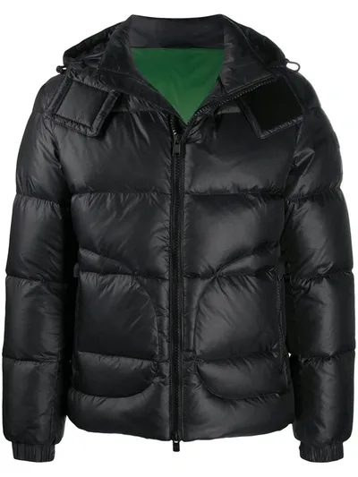 Hugo Boss Quilted Down-padded Jacket In Black