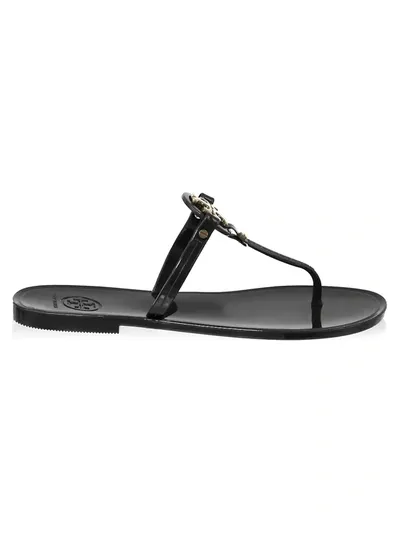 Tory Burch Mini Miller Jelly Sandals In Black