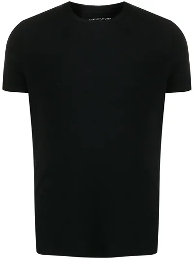 Majestic Crew Neck T-shirt In Black