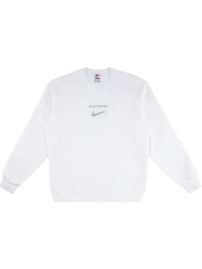 Supreme Nike Jewel Sweatshirt In White