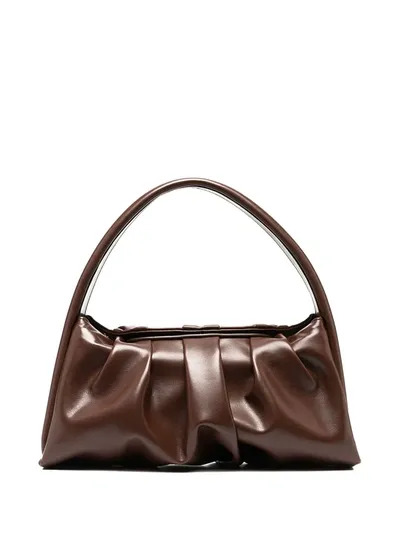 Themoirè Hera Top-handle Tote In Brown